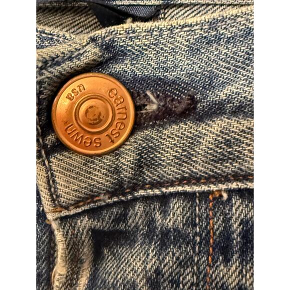 Earnest Sewn x Lacoste KYRRE Jeans 31 Made in USA Collab Street Style Y2K - Picture 6 of 13